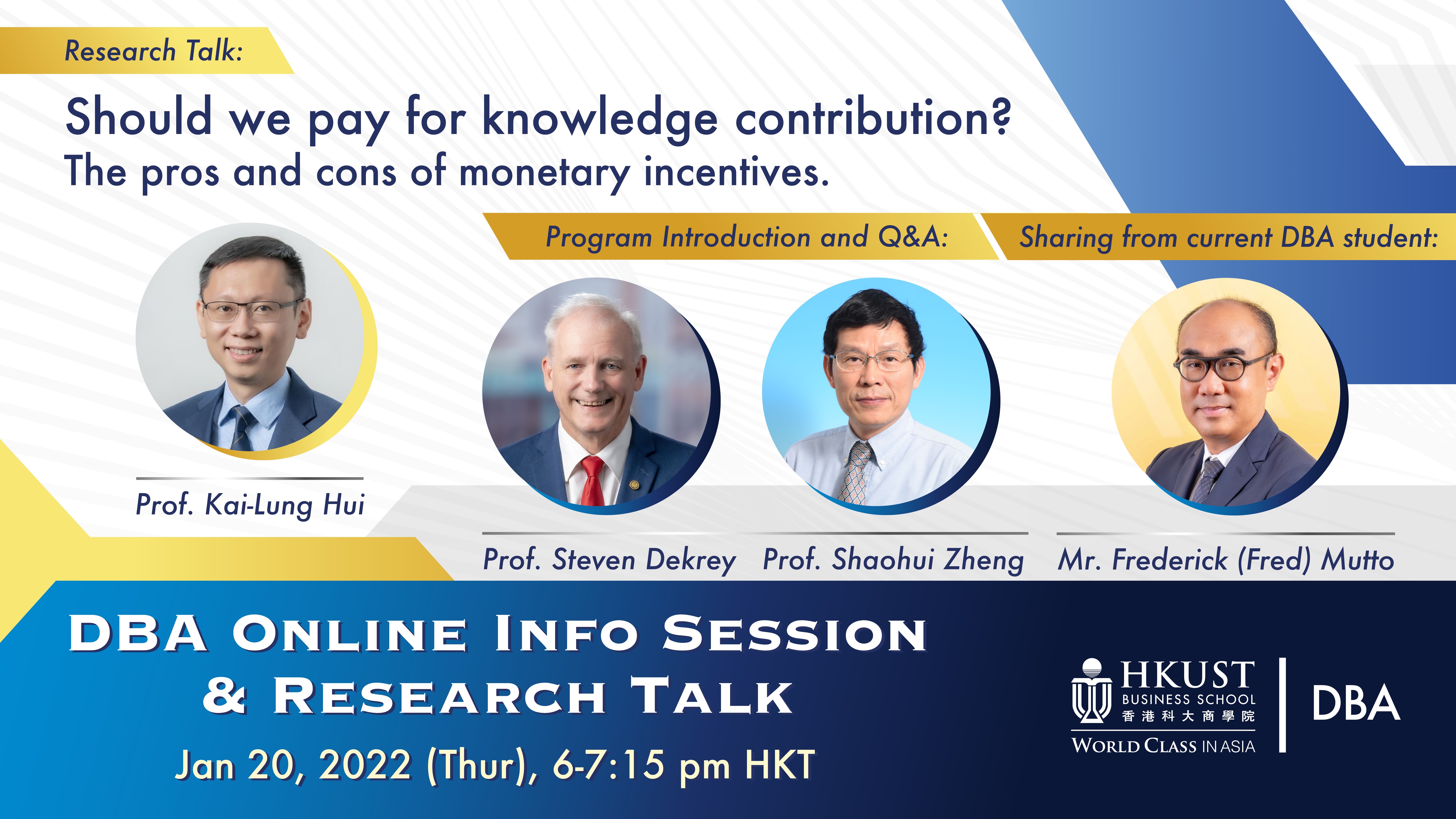 Online Info Session and Research Talk